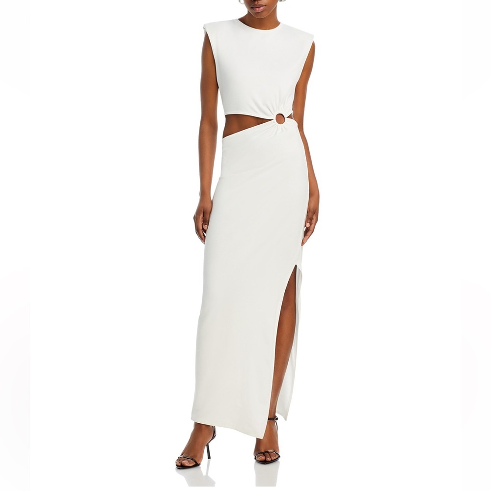 Fore cutout maxi dress